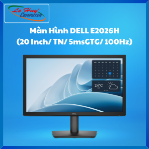 Màn Hình Máy Tính DELL E2026H (20 Inch/ TN/ 5msGTG/ 100Hz) - Hàng Chính Hãng