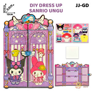 TAIYO DIY Dress Up BP Stiker Sticker Jendela Tempel Pakaian Fashion Karakter Seni Dekorasi Hiasan