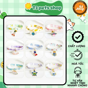 Vòng cổ kèm charm cho chó mèo - T3 PETS SHOP