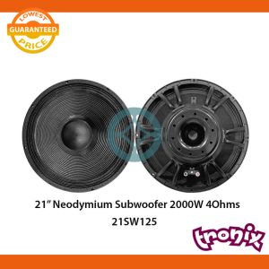 21" Epic Sound Neodymium Subwoofer 4Ohms 2000W With 125mm Voice Coil - 21SW125