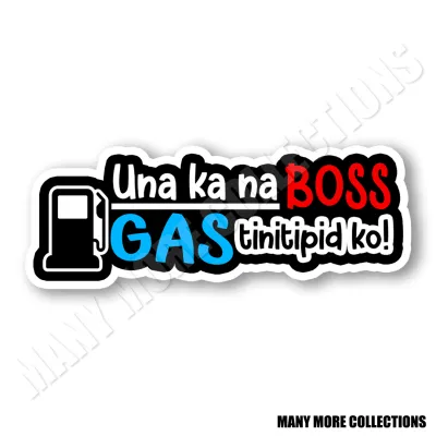 Una Kana Boss Waterproof Vinyl Sticker | Trending Stickers for Car & Motorcycle