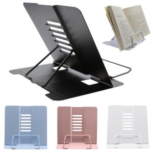 6 Level Adjustable Book Stand For Reading Desktop Bookholder Frame Reading Rack Bookshelf