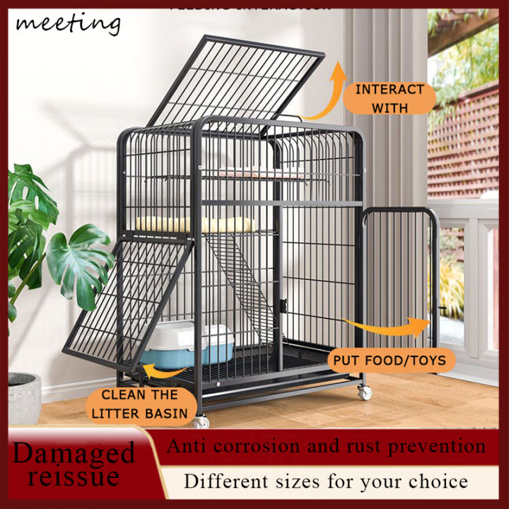 [MEETING] Villa Cat Cage, Large Free Space, Cat House, Two Floors, Cat ...