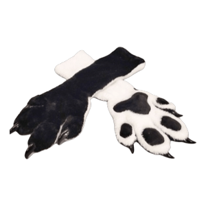 JPTD Long Beast Claw Glove Furry Thicken Cosplay Costume Gloves Cute Warm Cat Claw Mittens Halloween Party
