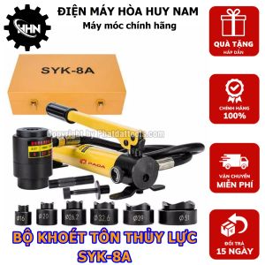 Bộ Khoét Tôn Thủy Lực SYK8A - Lực Đột 8T - Khả Năng Đột Dày 2.5mm - Made in Taiwan - Hàng chính hãng - Bảo hành toàn quốc