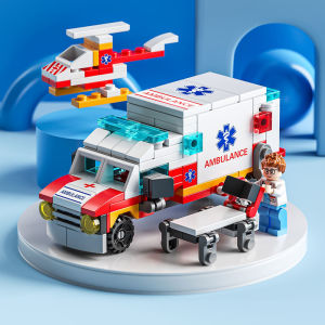 Paifu Compatible Building Blocks Toys 147pcs New Rescue Urban counter-terrorismSeries Block for Kids Police Car Fire Trucks Car Vehicle Children Boy Girl Gifts Puzzle assembling small particles building blocks