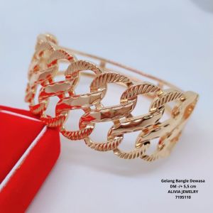 Gelang Bangle Aksesoris Wanita Aksesoris Fashion Awet Tahan Lama Anti Karat Cocok Untuk Harian