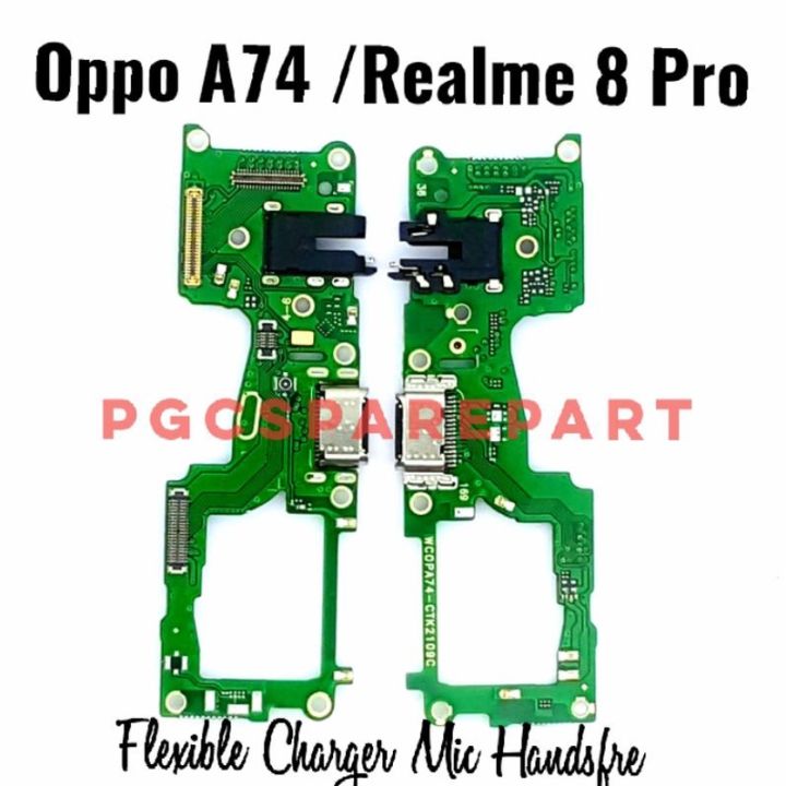 Porta Di Ricarica USB-C Flex Microfono Dock Per Oppo A74 4G E Realme 8 Pro, Nuovo