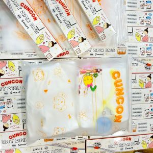 Hộp 10 Cái Túi Ziper đựng đồ đi sinh CUNCON - Hộp 10 Cái Kích thước 25x35cm - Độ bền sử dụng cao - Gọn Gàng Đi Sinh