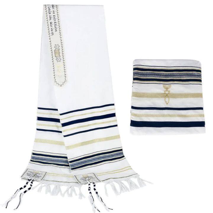 【Special Promotion】 Tallit Jewish Prayer Shawl Religious Prayer Scarves ...