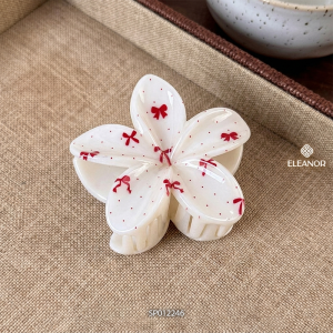 Kẹp tóc nữ càng cua Eleanor Accessories kẹp hoa sứ nhiều màu basic phụ kiện tóc 8335