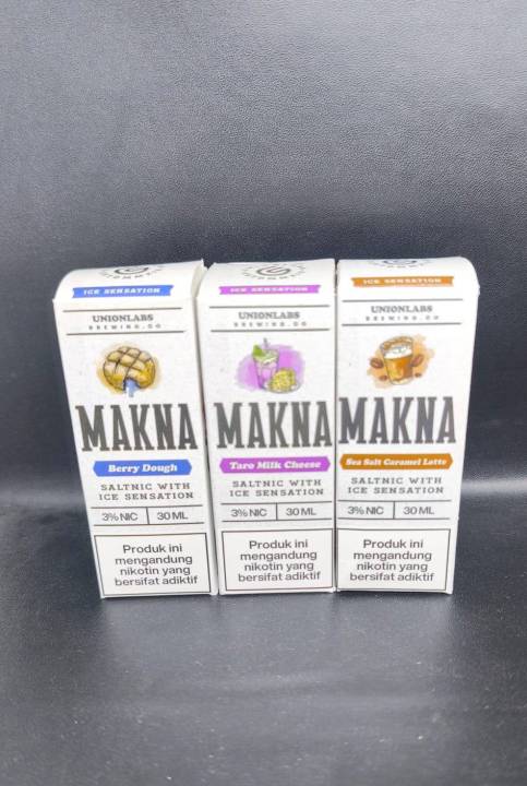 Liquid Salt nicotine MAKNA ICE by union labs 30ml 30mg
