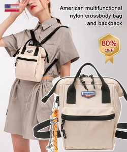 กระเป๋าสะพายหลังผู้หญิงสีดำทรงสวยทรงพลุสไตล์เกาหลี