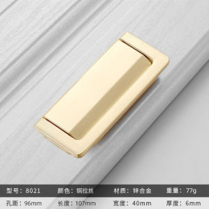 Handle lemari Handle Emas Hitam Gold Tarikan Laci Minimalis Modern Gagang Pintu Lemari Persegi Panjang Knob Knop Gagang Lemari Laci Handle Gold