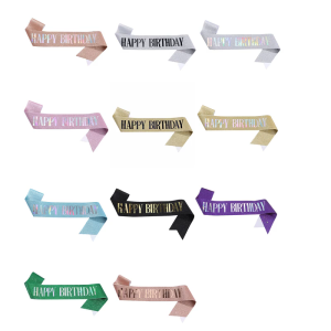 Birthday Sash for Women 160x10cm Happy Birthday Sash Birthday Girl Sash Birthday Party Accessories for Party Decoration