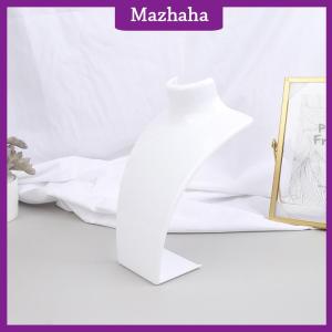 Mazhaha Jewelry Display Fashion Model Necklace Mannequin Pendant Earring Showing Stand