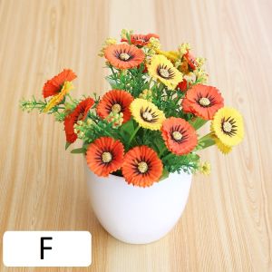 PT15 PT16 PT17 Pot Tanaman Hias Bunga Hias Plastik Ornamen Pot Bonsai Artificial Flower DecorationTanaman Hias Plastik