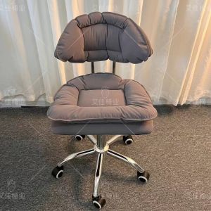 เก้าอี้ เก้าอี้ทำงาน เก้าอี้เเบบใหม่ เก้าอี้สำนักงาน เก้าอี้ผู้บริหาร เก้าอี้เสริมสวย เก้าอี้โต๊ะคอม ปรับระดับได้ มีล้อหมุน ขาเหล็ก