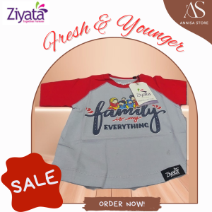 BAJU KAOS ANAK LAKI-LAKI ZIYATA ZT 45 BOYS / BAJU ATASAN KAOS REGLAN ANAK COWOK ADEM & CUTE