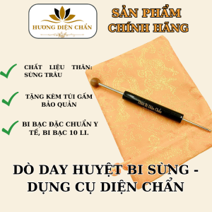 Dò Day Bạc Thân Sừng Trâu - Dụng Cụ Diện Chẩn