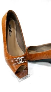 SEPATU WEDGES WANITA KULIT DEPAN TERBUKA JENIS PEEP TOE TYPE 033