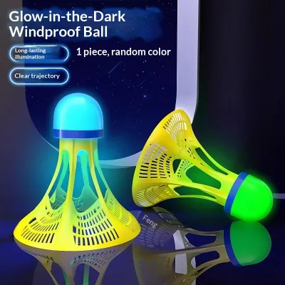 Li-ning 360 độ chống gió Glow-in-The-Dark quả cầu lông cho chơi Đêm Ngoài Trời
