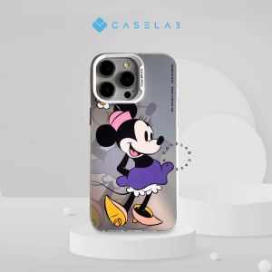 NEW PREMIUM CASE !! MICKEY MINNIE IMPACT SILVER GLITTER CASE PRO IP 15PROMAX 15PRO 15 14 PROMAX 14 PRO 14 13 PROMAX 13 PRO 13 12 PROMAX 12 PRO 12 11 SOFTCASE