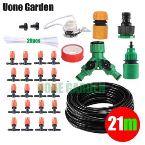 🔥100%พ่อค้าของแท้+COD🔥 Garden Spray ชลประทานน้ำหยดชุด 11-31M ฟาร์มพืชชุดรดน้ำ Garden Spray Cooling ระบบชลประทานการปรับปรุงพันธุ์พร้อมท่อปรับหัวฉีด 1/4 นิ้วท่อความชื้นทำสวนระบบระบายความร้อนน้ำหยดอัตโนมัติ ชุดระบบชลประทานอัตโนมัติ