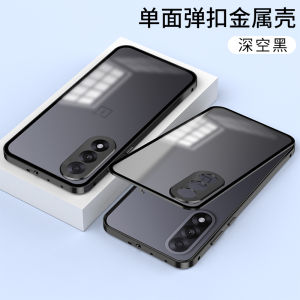 Luxury Metal Bumper Case Matte pc hard shell Cover for Oneplus Ace 5 Ultra Phone Capas Shockproof Aluminum Alloy frame Skin Funda Coque Can pop up