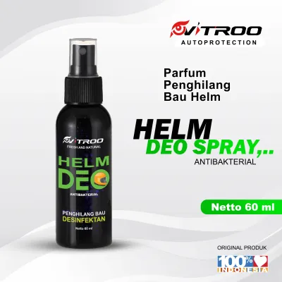 Vitroo Helm DEO Spray Anti Baketeri Parfum Spray Helm Deo Penghilang Bau + Disinfectant Sepatu Jaket