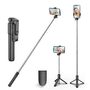 【Ready Stock】Selfie Stick Tripod Monopod Wireless Bluetooth Remote Mini Phone Stand Holder For Outdoor 3 IN 1