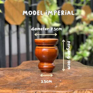 WOODENESIA Kaki Kursi Sofa Springbed Dipan Kayu Mahoni