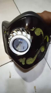 KEDOK REFLEKTOR LAMPU DEPAN OVAL VIXION OLD CUSTOM PROJIE LAMPU DEPAN VIXION LAMA OVAL CUSTOM PROJIE LED KEDOK REFLEKTOR VIXION 2009 - 2011 PLUS LAMPU PROJIE