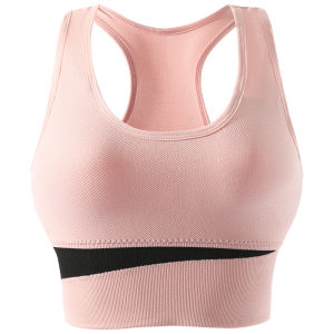 Dresslily Sports Bra for Women Plus Size High Strength Full Support Shock Absorbing Sport Bra Comfortable and Breathable