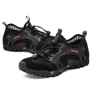 Mens Hiking Shoes Quick-dry Rubber Rock Climbing Shoes Wear-resistant Non-slip Walking Shoes For Men Size 39 to 46