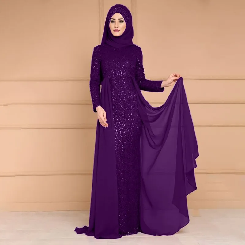 Dress cheap glitter muslimah