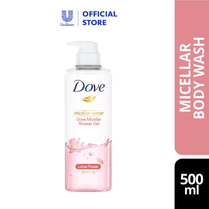 Dove Micellar Shower Gel Soothing 500ml Lazada