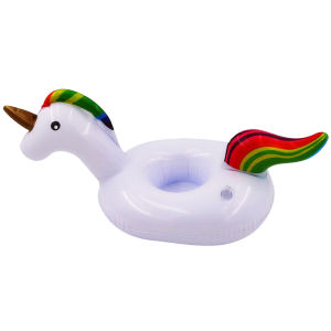 Float Beer Drink Tray Inflatable Swimming Pool Drink Cup Stand PVC Cooler Table Party Supplies for Pool Beach Swimming