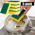 Affordable Heavy Duty Steel Wool & Scrubbing Sponge Set for Pots, Dishes & Tough Stains | Durable Kitchen Cleaner Tools. 