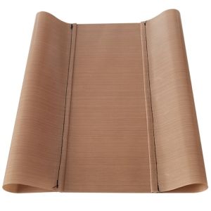 แผ่นเทปล่อนสีน้ำตาล สำหรับสกรีนเสื้อผ้า ผ้าผันคอ หรือวัสดุสกรีน แผ่นรองทนความร้อน สําหรับรีดผ้า เครื่องกดความร้อน