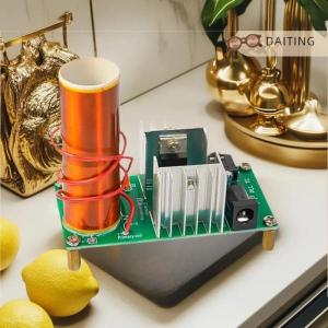 DAITING 1 Set DC 15-24V 15W Tesla Music Plasma Speaker Fun Kits Arc Plasma Magical Scientific Toy Mini Tesla DIY Electronic Kit