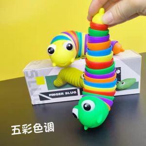 SEA JJT Rainbow Caterpillar Pressure Reduction Toy Childrens Adult Pressure Relief Toy