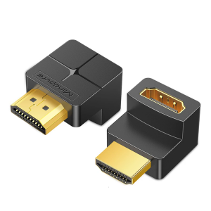 2pcs adapter giắc nối đầu đực sang đầu cái hỗ trợ 4K độ nét cao 3D cho văn phòng Máy Chiếu TV máy chiếu màn hình máy tính xách tay
