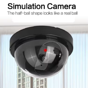 Fake Dummy Camera Indoor and Outdoor Surveillance Camera Simulated Security Flashing IR