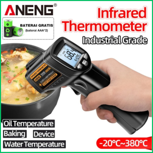 JAYA ANENG Termometer Laser Infrared Digital Non Contact LCD Backlit alat pengukur suhu akurat - TH