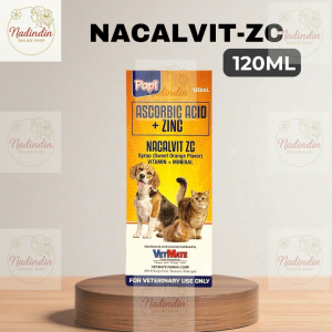 Nacalvit ZC Ascorbic + Zinc 120ml for Pets