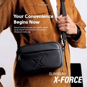 Sling Bag Pria Wanita Anti Air Premium Tas Selempang HP Kulit Waterproof Keren Kekinian