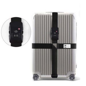 TSA Customs Lock Luggage Cross Straps Straps Seat Belt Strapping Straps
