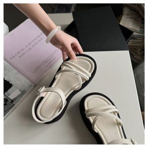 Free Shipping Elegant Style Paired With A Skirt: New Summer Women’S Platform Sandals Perfect For Outdoor Wear And Adding Height