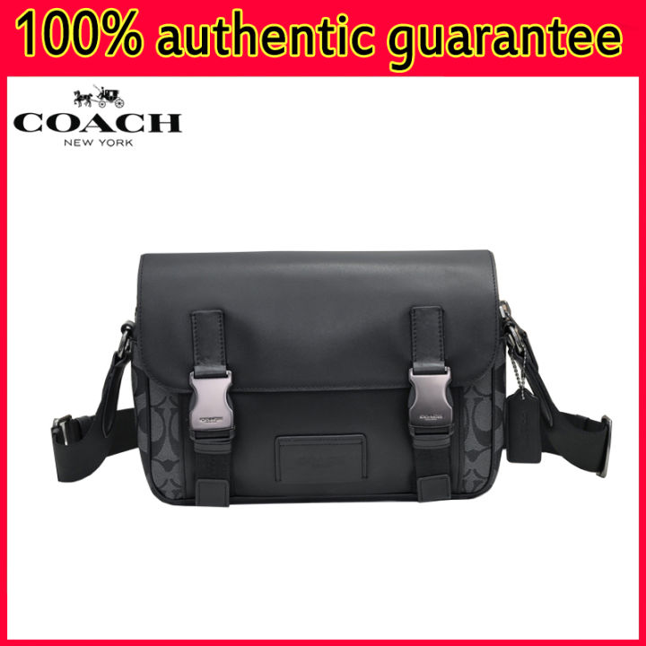 coach for men Crossbody Bags sling bag bag official store original authentic PVC Leather Square bag Messenger bag C6675 8470 8121 CH775 3747 8848 2715 4021 Lazada PH